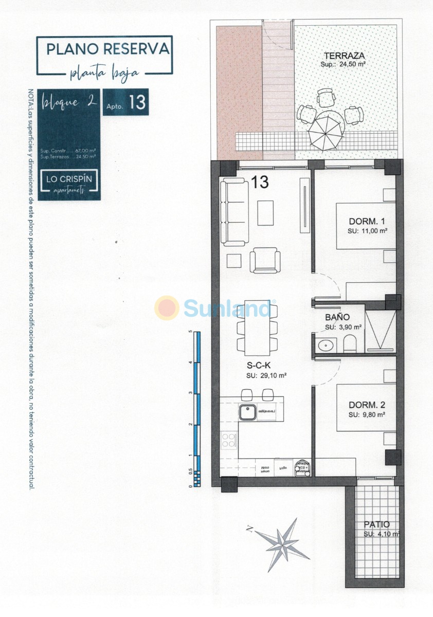 Neubau - Apartment - Algorfa - Lo Crispin