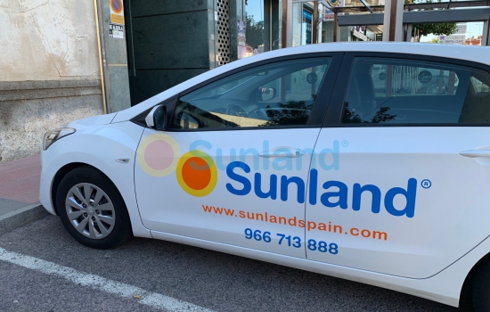 New car advertising for Sunland