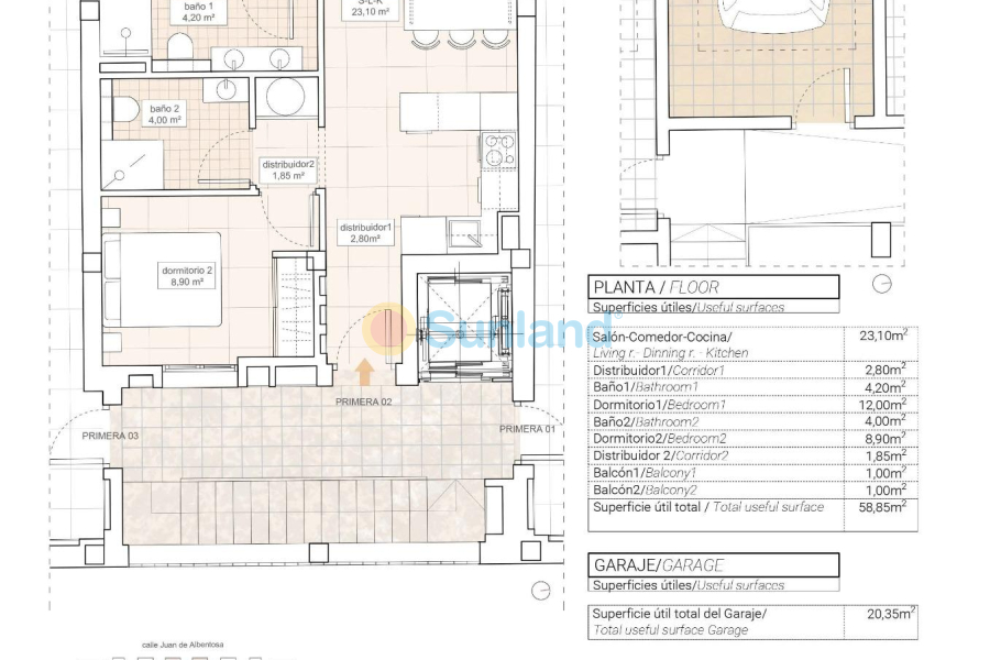 New Build - Apartment - Hondón de las Nieves - Pueblo