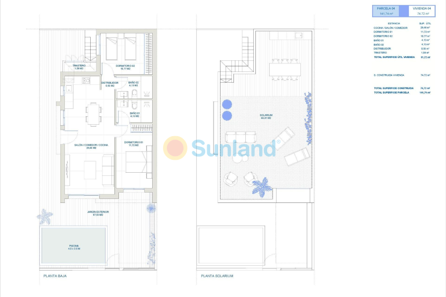 New Build - Semidetached - Torre Pacheco - Roldán