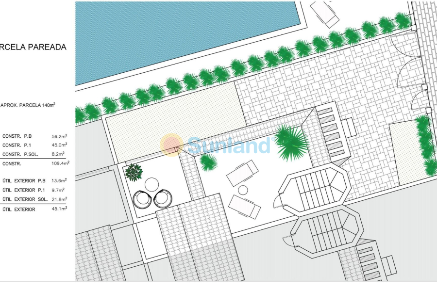 Ny bygg - Semidetached - San Fulgencio - El Oasis