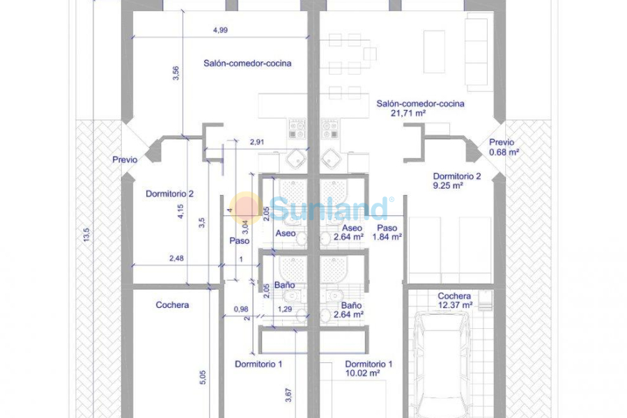 Nueva construcción  - Semidetached - Los Alcázares - Serena Golf