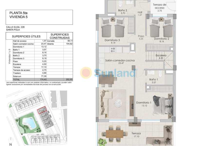 Ny bygg - Toppleilighet - Santa Pola - Playa Tamarit