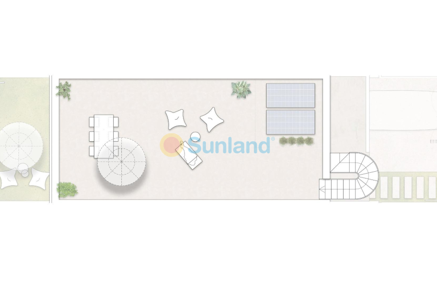 Новостройка - Town House - Pilar de la Horadada - pueblo