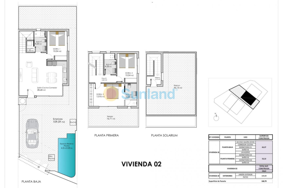 New Build - Semidetached - Orihuela costa - pueblo