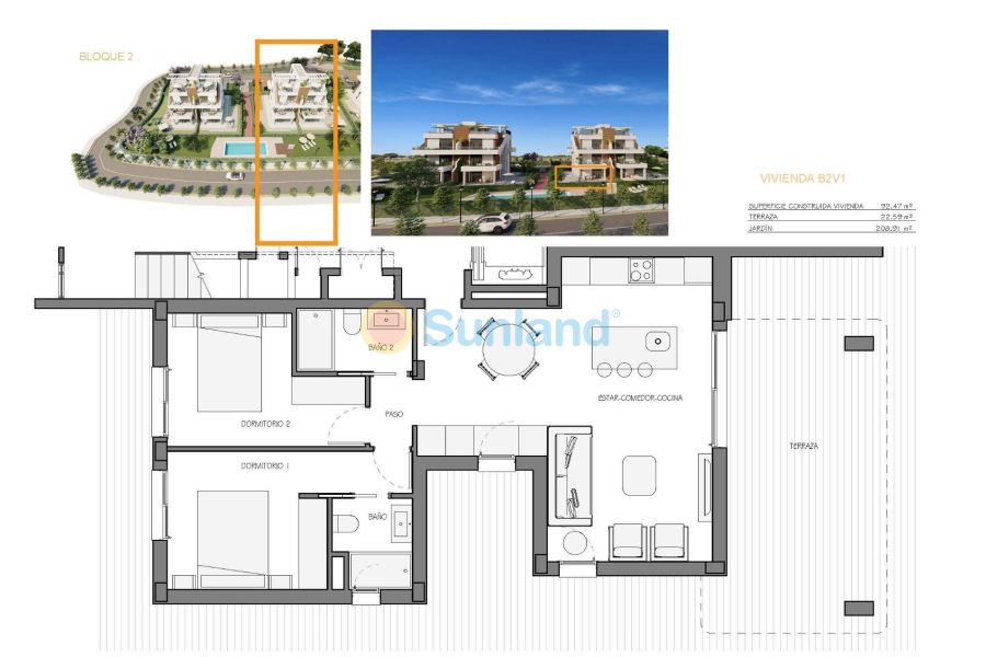 New Build - Ground floor apartment - Fuente Alamo - Hacienda del Alamo