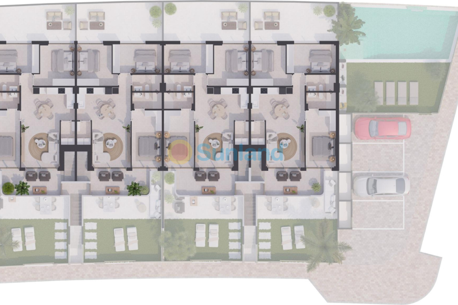 Ny bygg - Top Floor Bungalow - San Pedro del Pinatar - Los Cuarteros