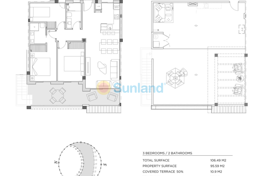 New Build - Top Floor Bungalow - Rojales - Doña Pepa