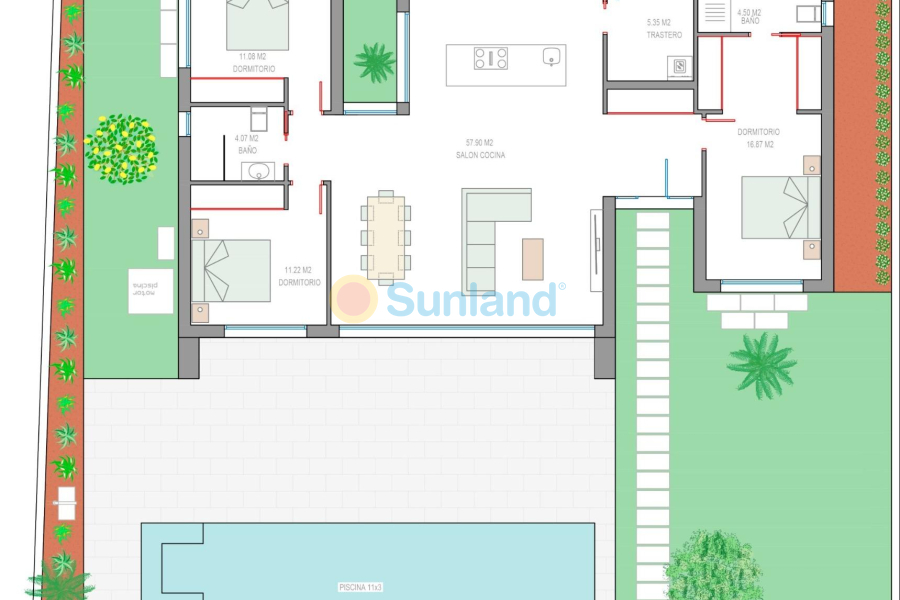 Nueva construcción  - Chalet - San Javier - Parque del doce