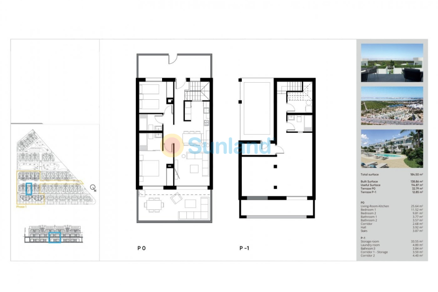 New Build - Top Floor Bungalow - Torrevieja - Lago Jardín II