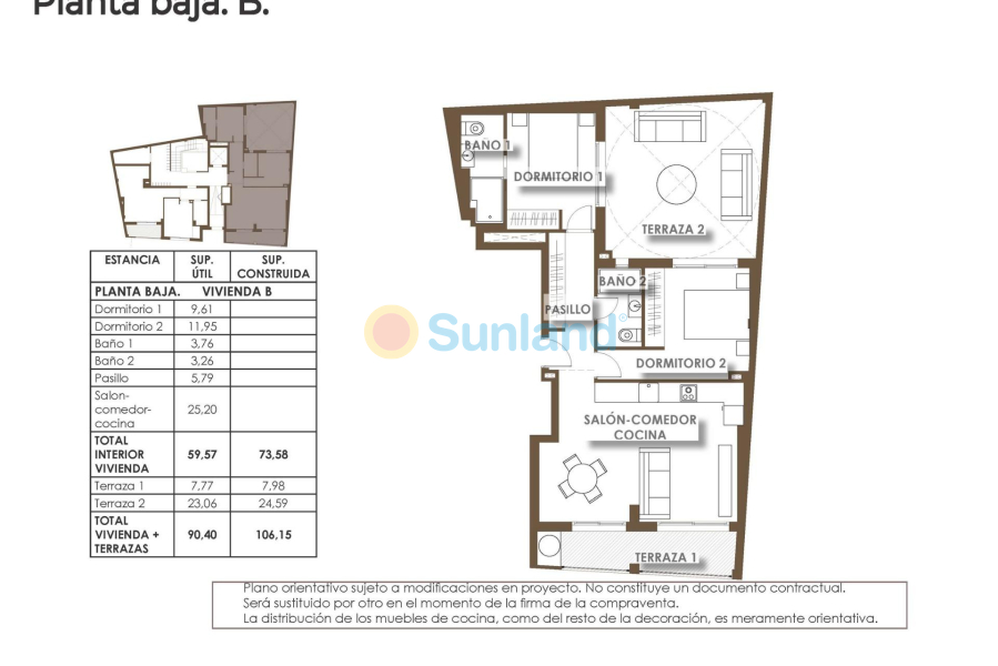 New Build - Ground floor apartment - Torrevieja - Playa de El Cura