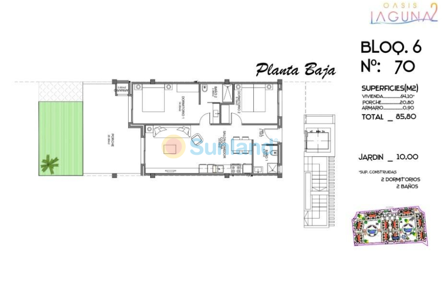 New Build - Ground floor apartment - Guardamar del Segura - El Raso