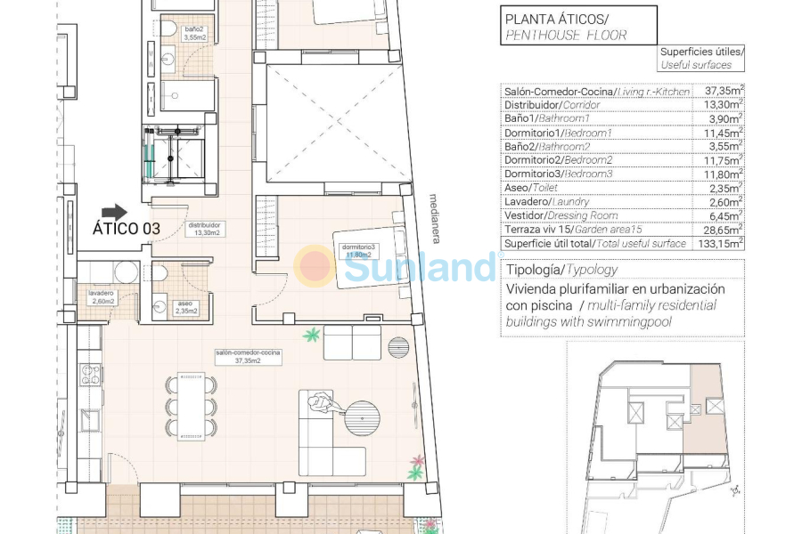 New Build - Penthouse - Hondón de las Nieves - Pueblo