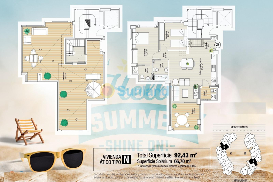 New Build - Penthouse - La Manga del Mar Menor - La Manga