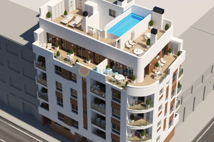 Ny bygg - Lägenhet - Torrevieja - Centro