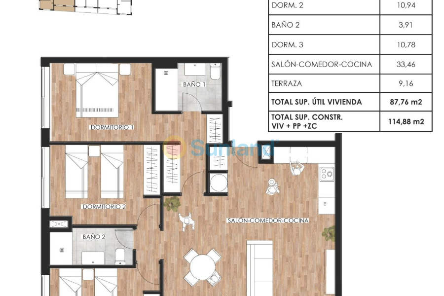 New Build - Apartment - Torrevieja - Parque de las Naciones