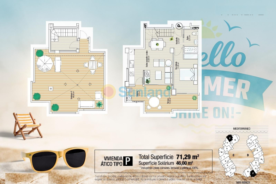 New Build - Penthouse - La Manga del Mar Menor - La Manga