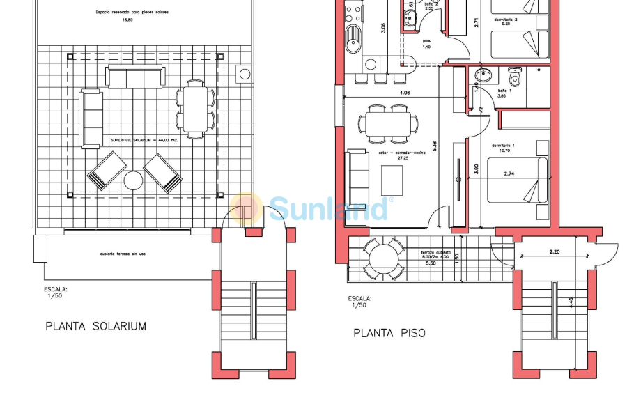 New Build - Top Floor Bungalow - Fuente Alamo - La Pinilla