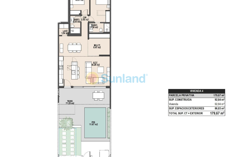 New Build - Ground Floor Bungalow - Orihuela costa - parques de Andromeda