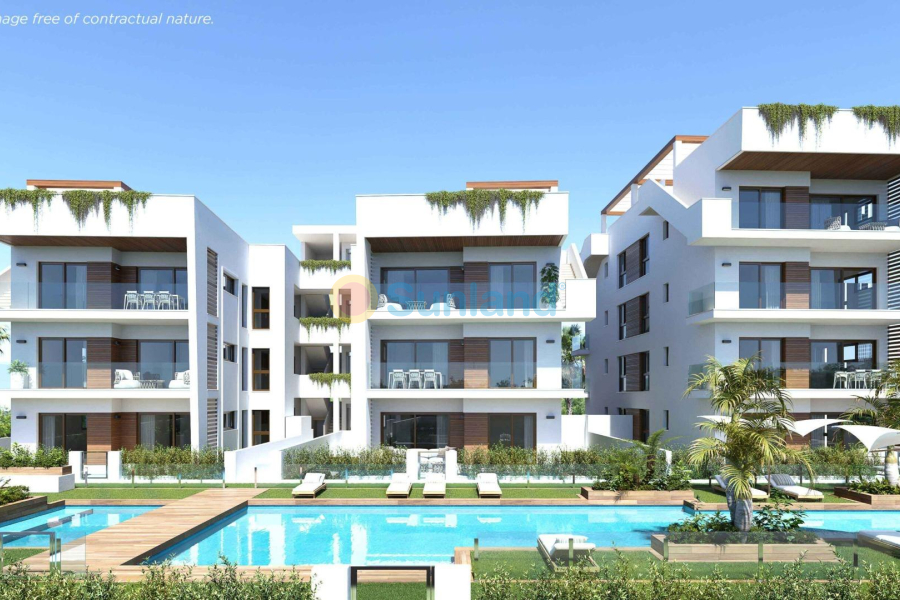 New Build - Ground floor apartment - Los Alcázares - Parque Diana