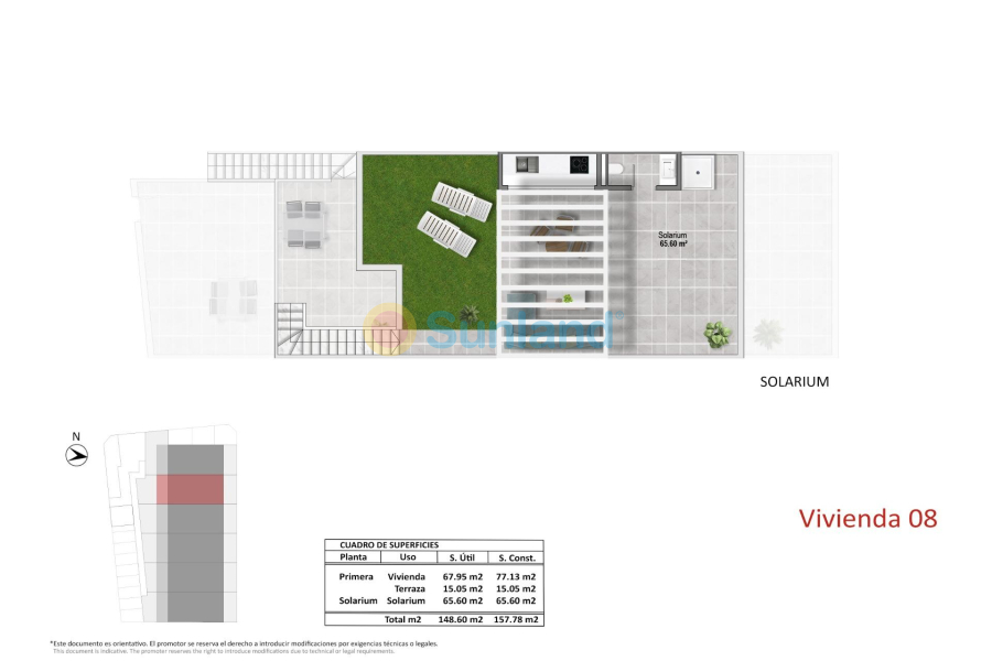 Ny bygg - Top Floor Bungalow - Pilar de la Horadada - pueblo