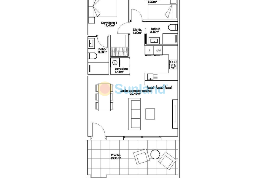 New Build - Ground Floor Bungalow - Orihuela costa - Parque Ramon eugenio Escudero