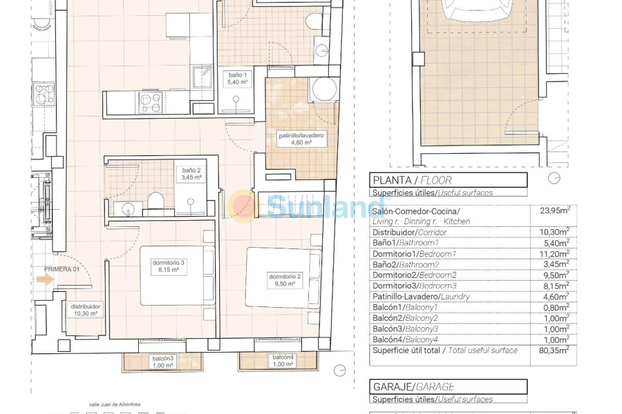 Ny bygg - Leilighet - Hondón de las Nieves - Pueblo