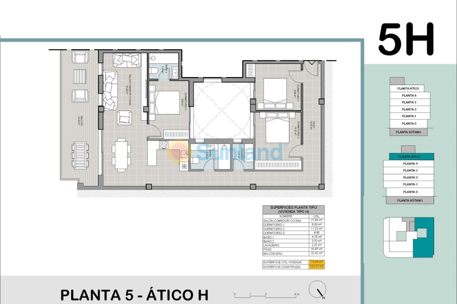 Ny bygg - Toppleilighet - Torrevieja - El acequión