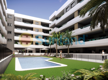 Ground floor apartment - New Build - Santa Pola - Estacion de autobuses