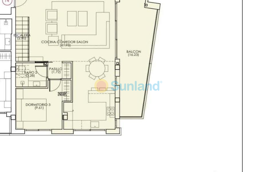 Ny bygg - Toppleilighet - Torrevieja - Playa del Cura