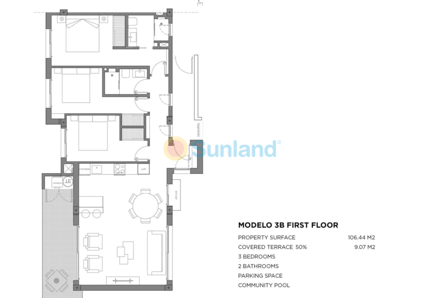 Ny bygg - Leilighet - Los Alcázares - Parque Diana