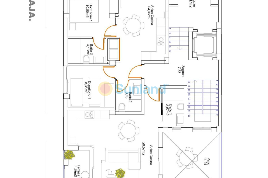 Ny bygg - Ground floor apartment - Guardamar del Segura - Pueblo