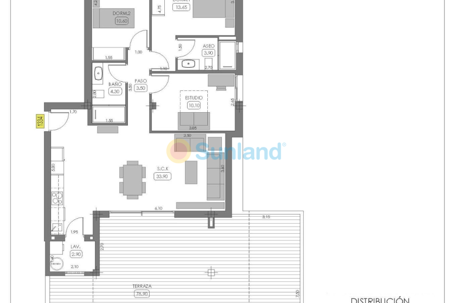 New Build - Top Floor Bungalow - Algorfa - La finca golf