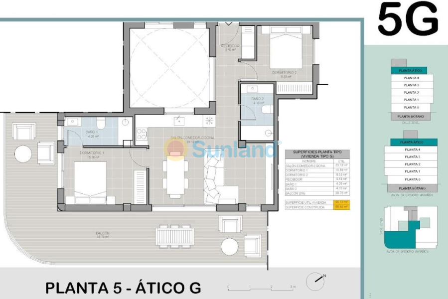 Ny bygg - Toppleilighet - Torrevieja - El acequión