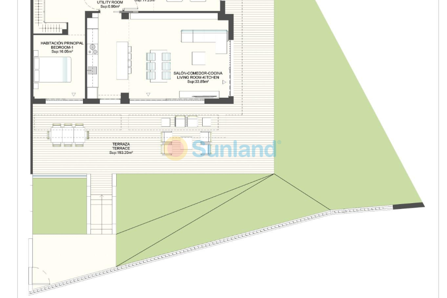 Nueva construcción  - Ground floor apartment - Finestrat - Seascape