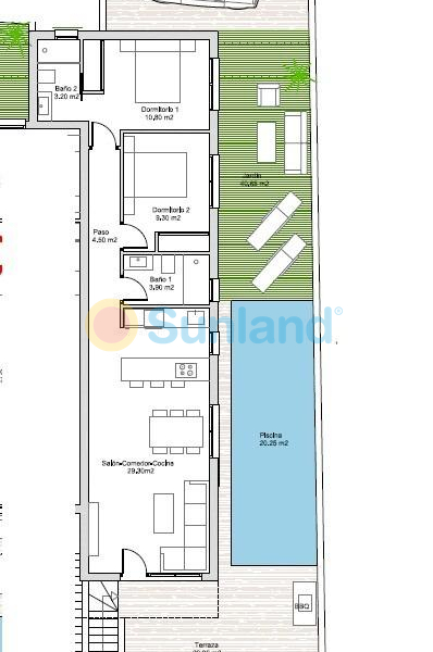 New Build - Ground Floor Bungalow - Santiago de la Ribera