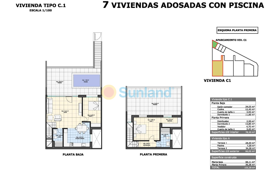 New Build - Top Floor Bungalow - Orihuela costa - pueblo