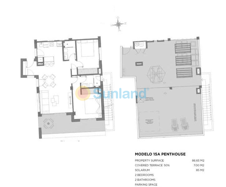 Ny bygg - Toppleilighet - Los Alcázares - Parque Diana