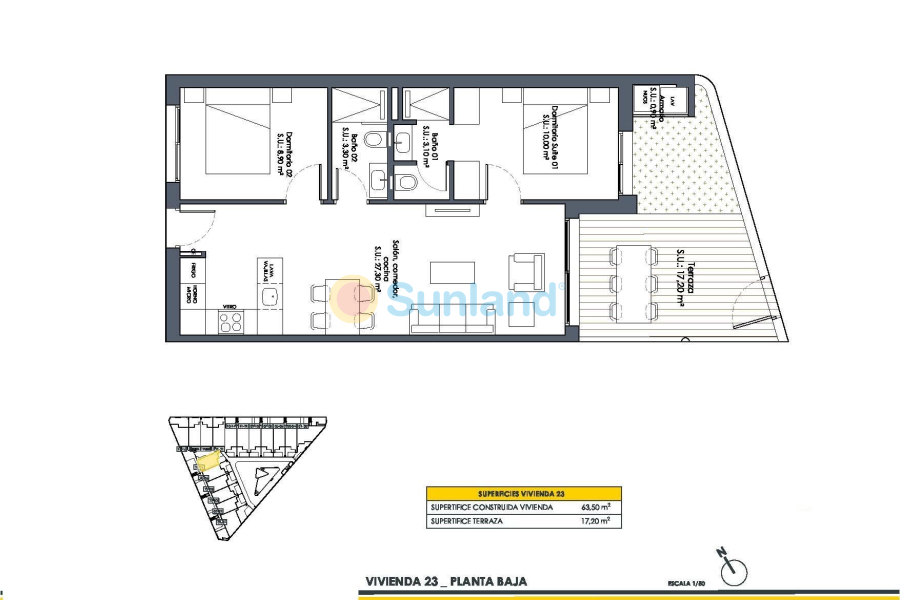 New Build - Ground Floor Bungalow - San Fulgencio - Pueblo