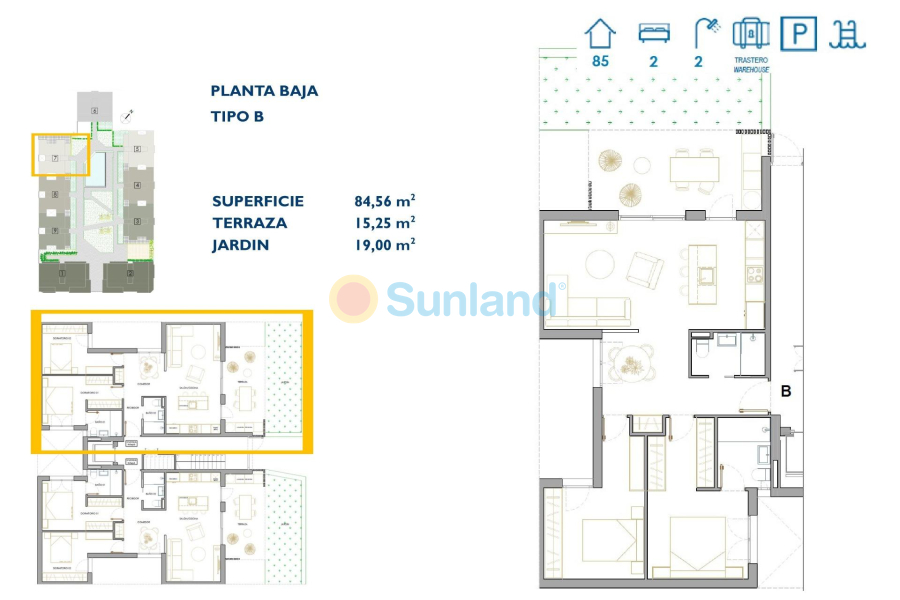 New Build - Ground floor apartment - San Pedro del Pinatar - Pueblo