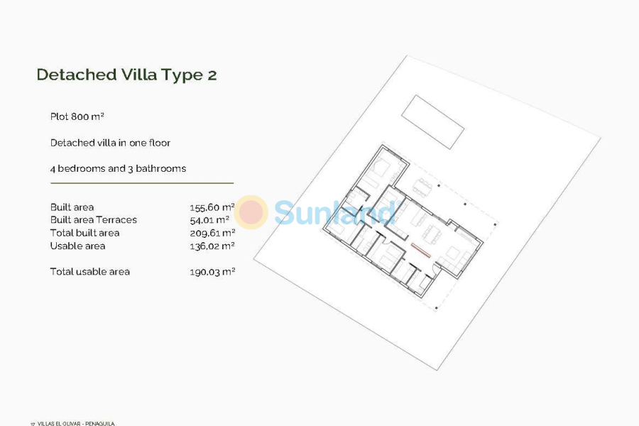 New Build - Villa - Penaguila - El Olivar