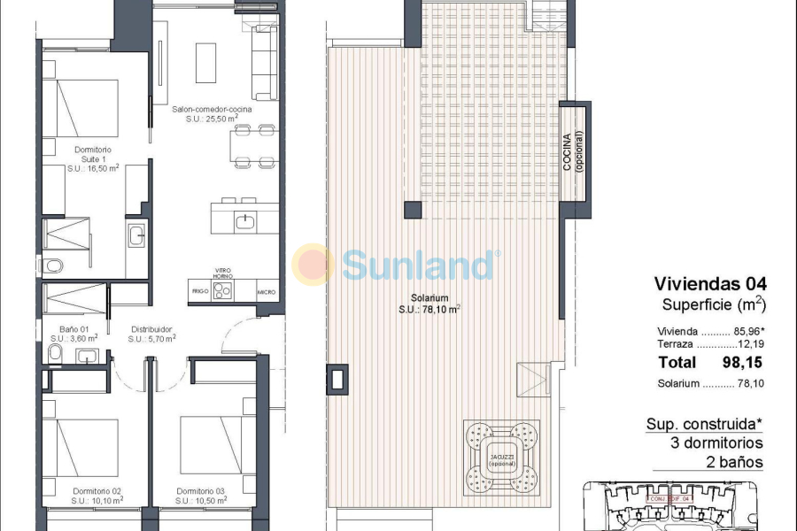 Ny bygg - Top Floor Bungalow - Ciudad Quesada - Lo Marabu