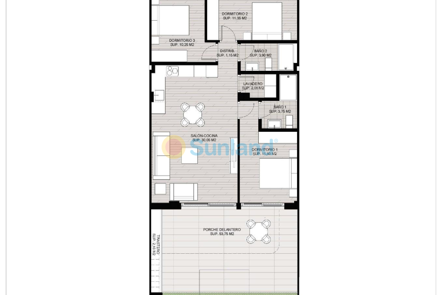 Ny bygg - Ground Floor Bungalow - San Pedro del Pinatar - Los Cuarteros