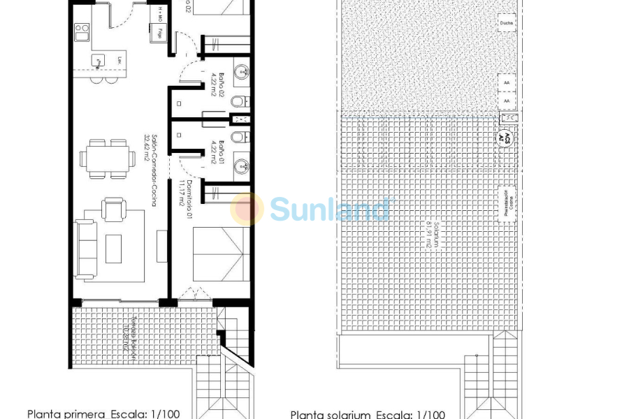New Build - Top Floor Bungalow - Orihuela costa - pueblo