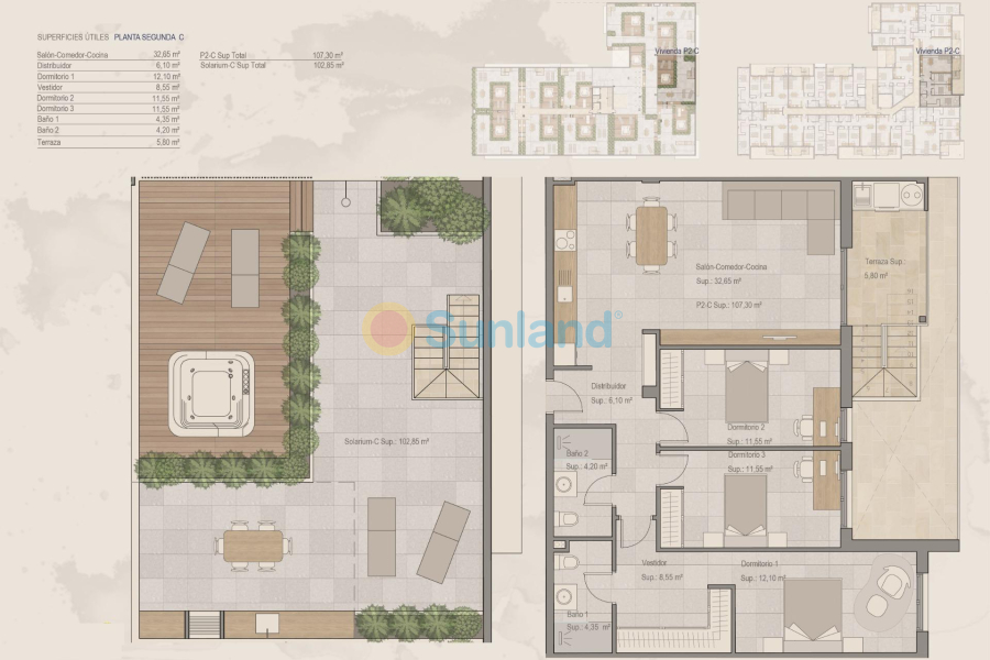 Ny bygg - Toppleilighet - Torre Pacheco - Centro