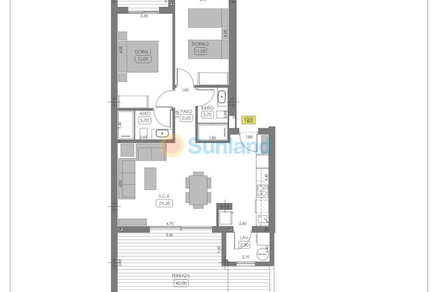 New Build - Ground Floor Bungalow - Algorfa - La finca golf