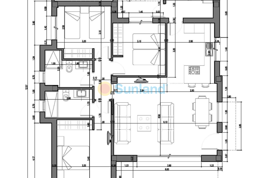 New Build - Villa - Rafal - polideportivo
