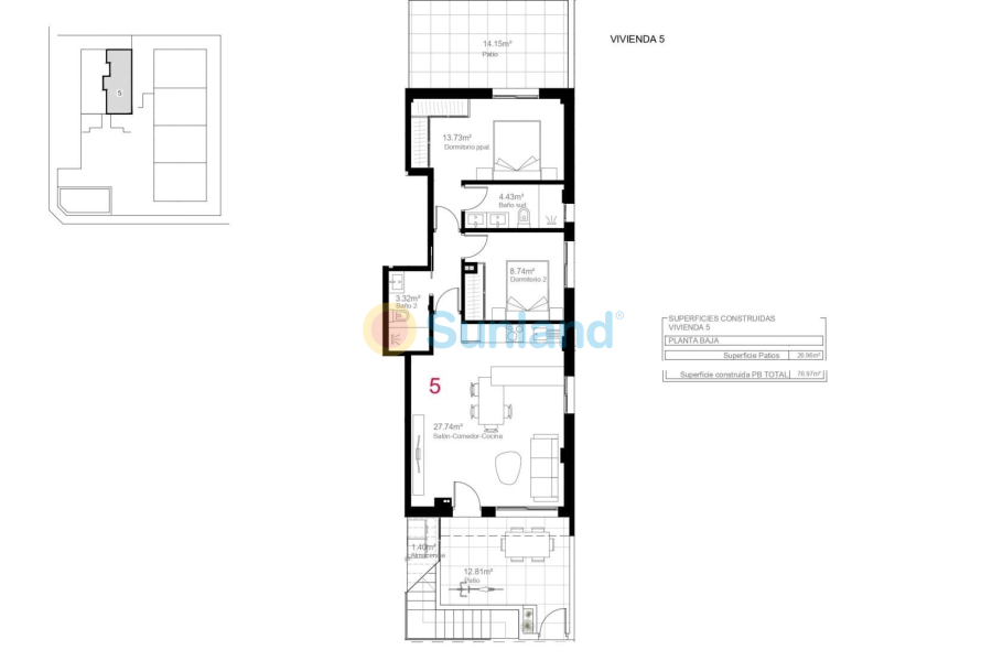 New Build - Ground Floor Bungalow - Orihuela costa - pueblo
