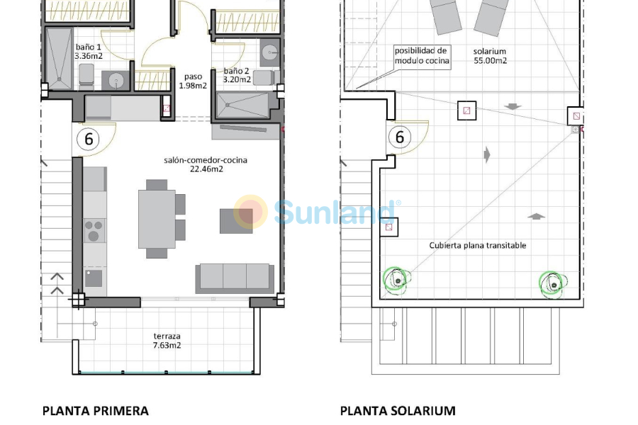 Nueva construcción  - Top Floor Bungalow - San Pedro del Pinatar - Los Cuarteros