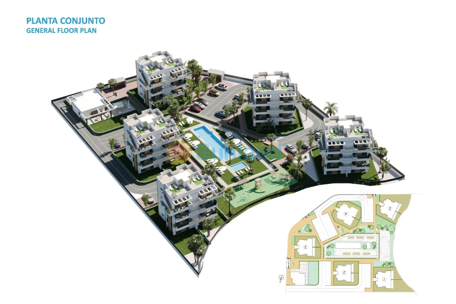 New Build - Ground floor apartment - Torre Pacheco - Santa Rosalia Lake And Life Resort